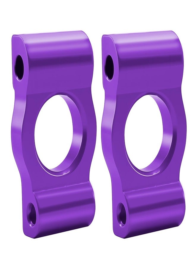 FSDKEDUF Aluminum Caster Blocks & C-Hubs for RC Car for WLtoys 244016, Losi Micro-B & Micro-T - Durable CNC Upgrade Parts RC Car Accessories for Performance & Replacement (Purple) - Image 1